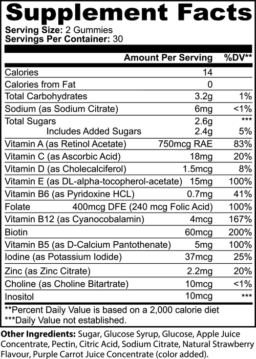 Athena's Multivitamin Bear Gummies (Adult)