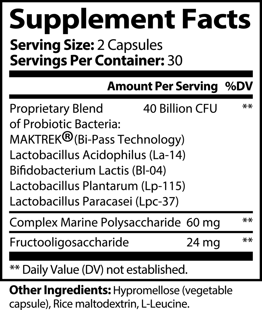 Hygieia's Probiotic 40 Billion with Prebiotics