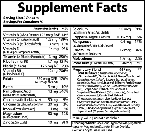 Ares' Nootropic Brain & Focus Formula