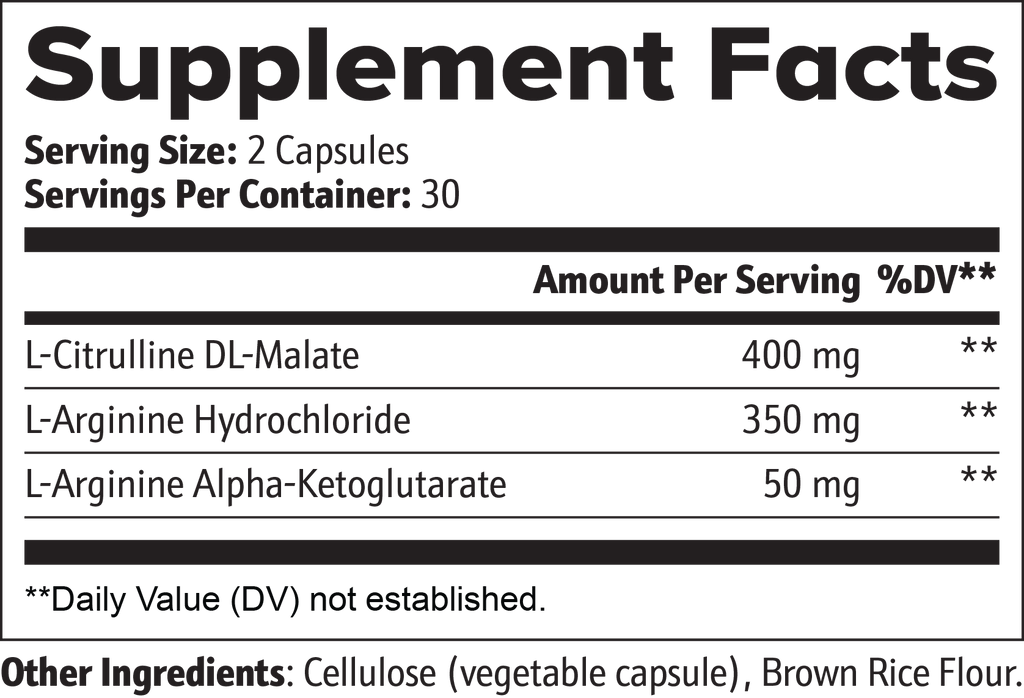 Zeus' Pump Formula - Nitric Oxide