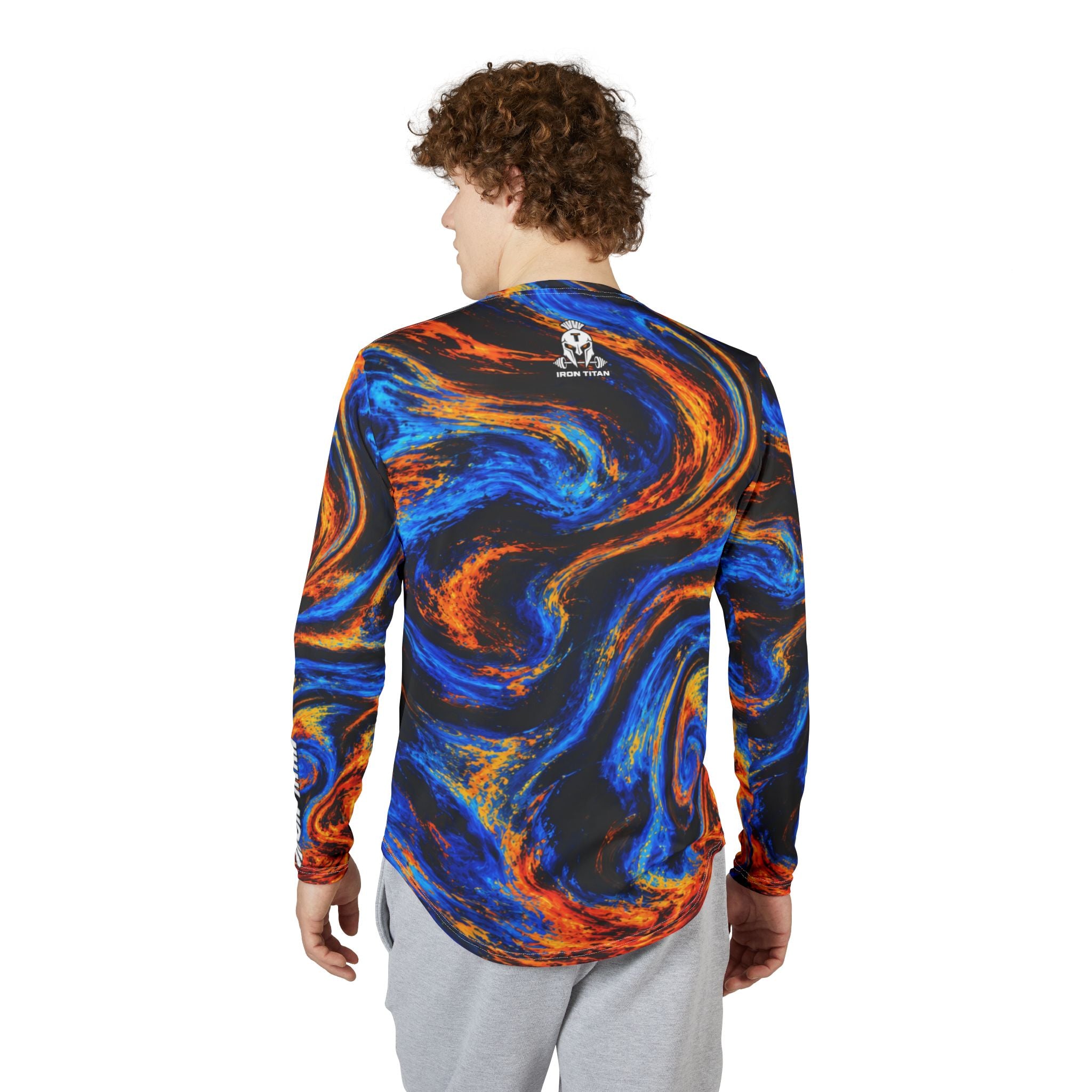 Men's Blue Heat Lightweight Performance Longsleeve Tee