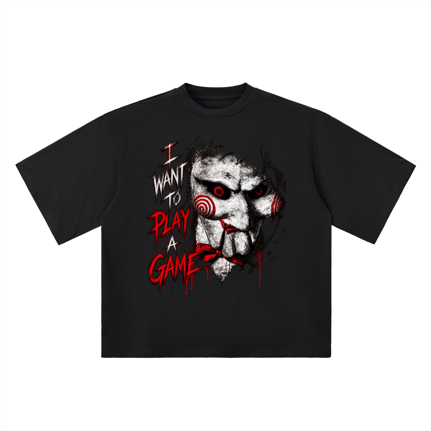Oversized Game Over Drop Shoulder T-Shirt