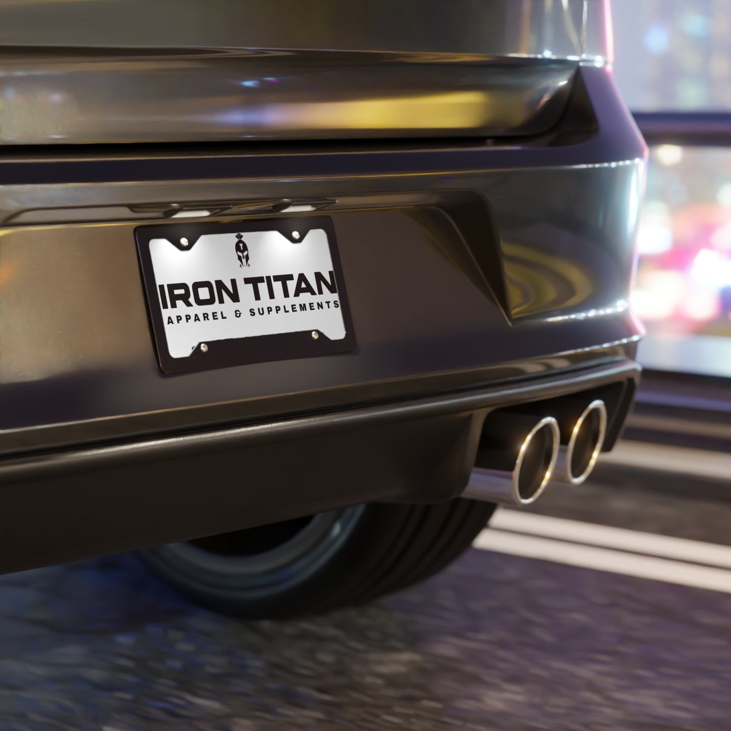 Iron Titan License Plate