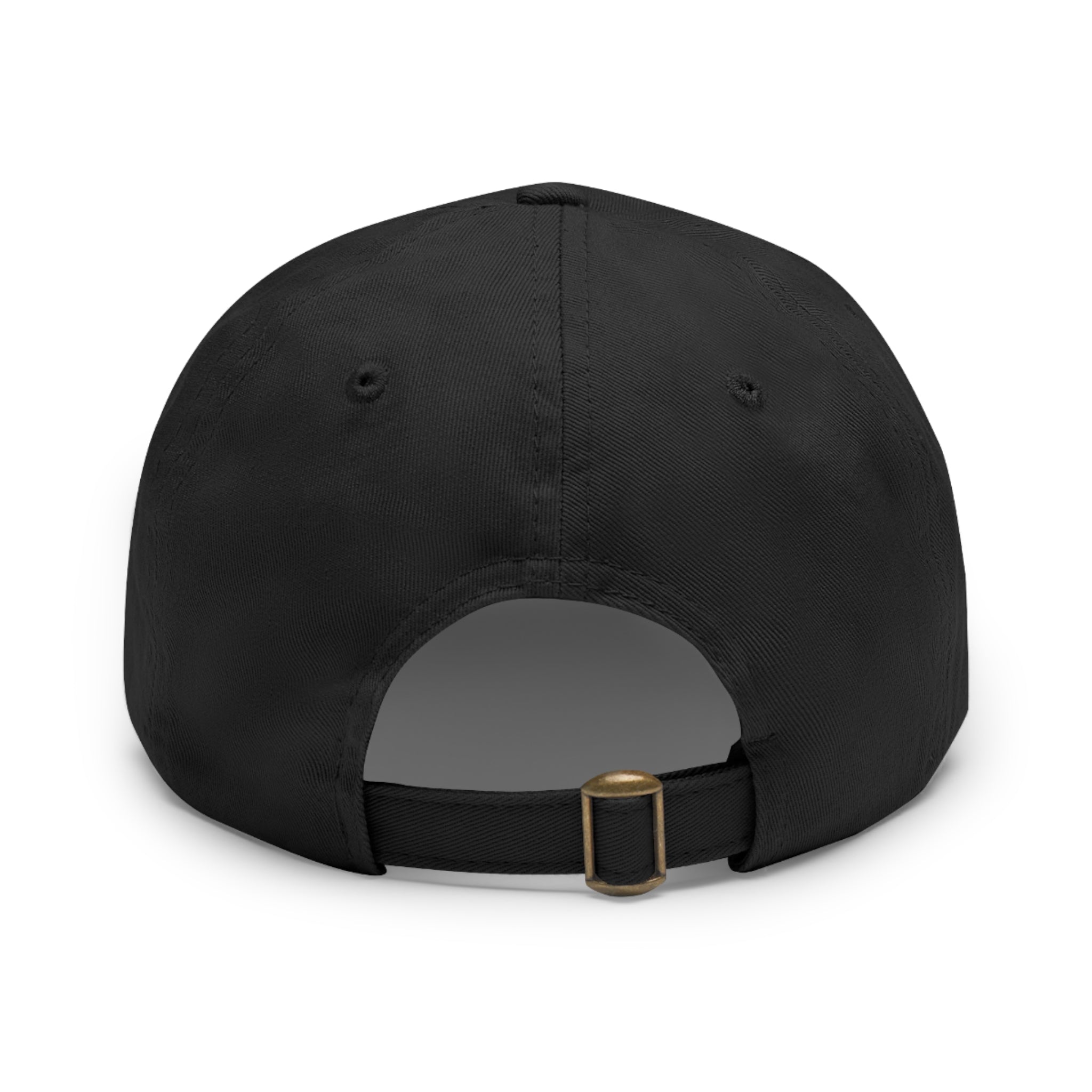Patriot Blackout Dad Hat / Leather Patch