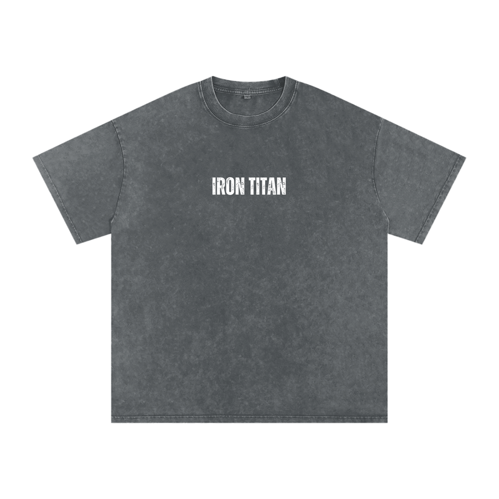 Acid Wash "Lift Their Legacy" Oversize T-Shirt - 250 GSM