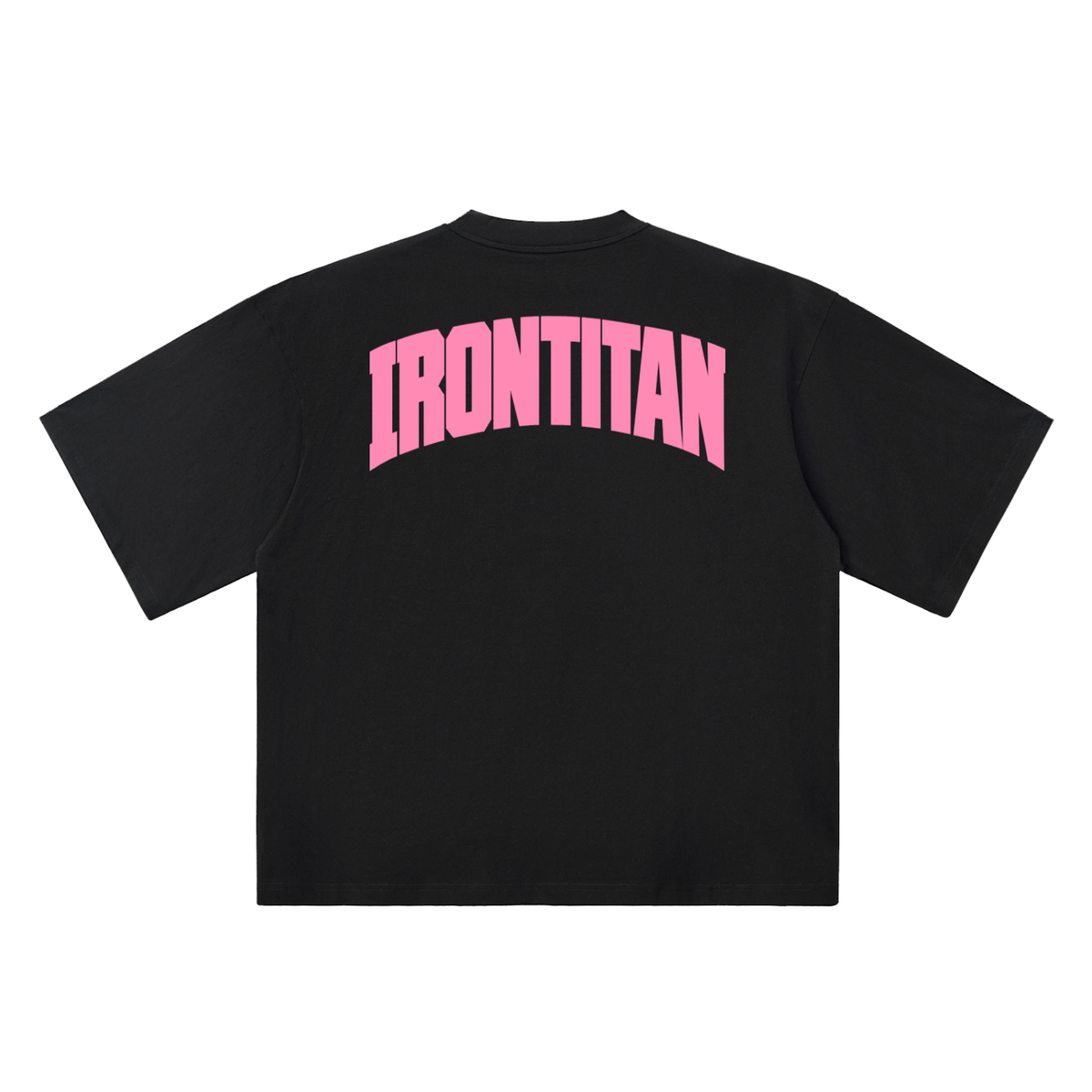 Oversized Powerhouse Drop Shoulder T-Shirt (Baby Pink)