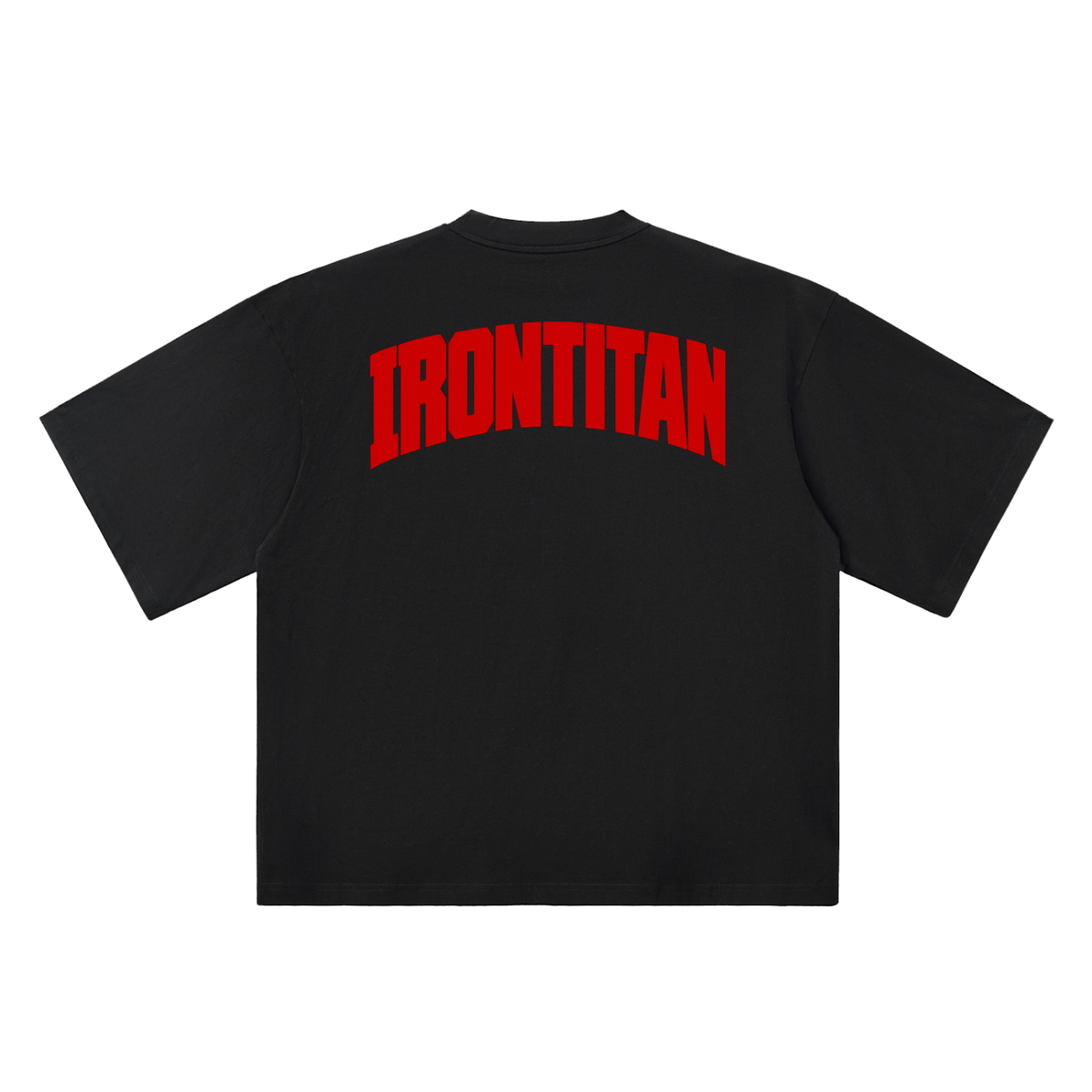 Oversized Powerhouse Drop Shoulder T-Shirt (Red)