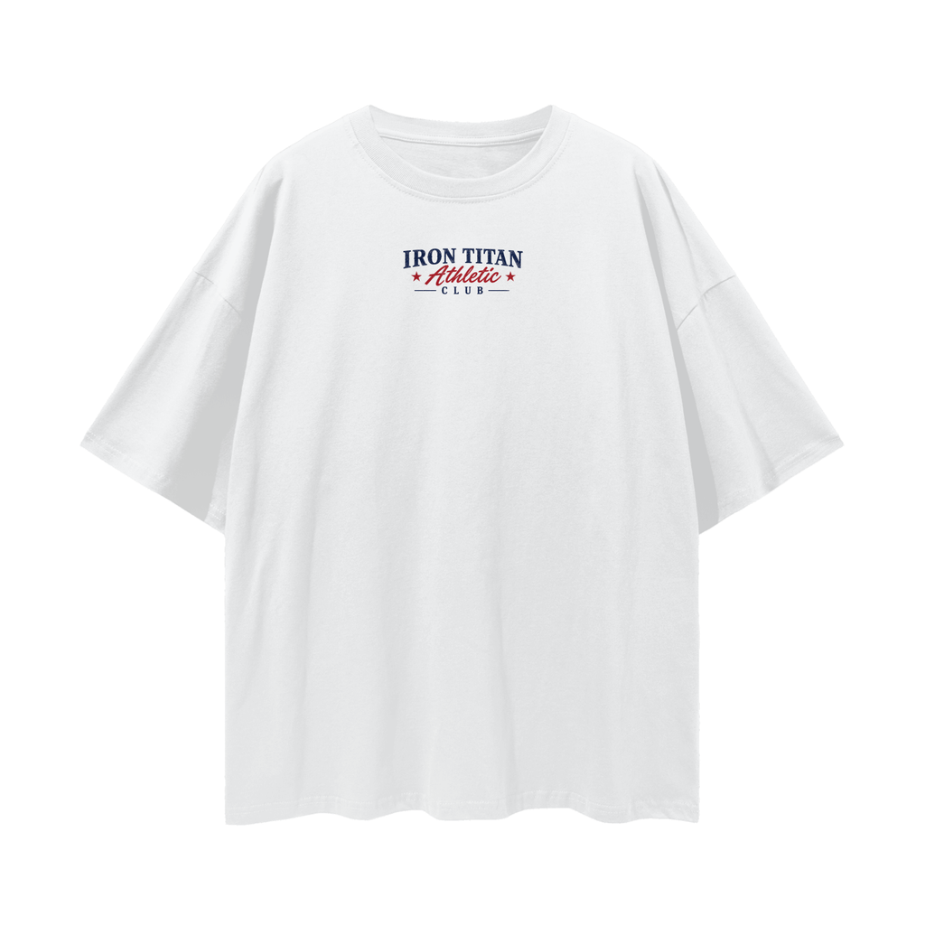 Oversize 1776 Deep Drop Shoulder Tee - 190 GSM