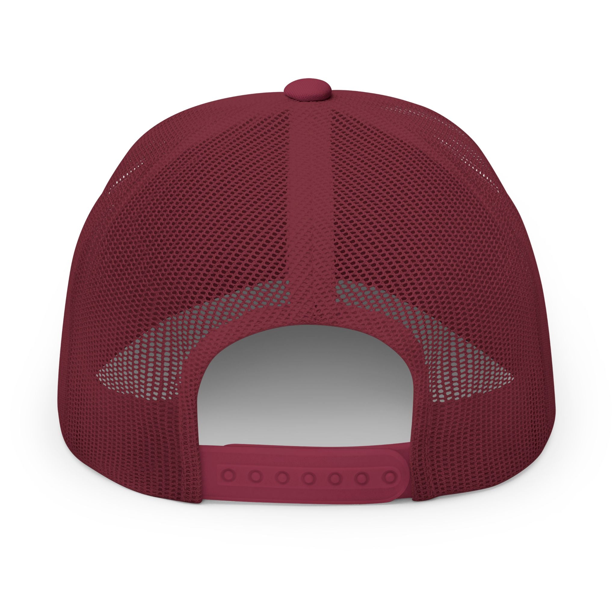 Iron Titan Patch Trucker Hat (Cranberry)