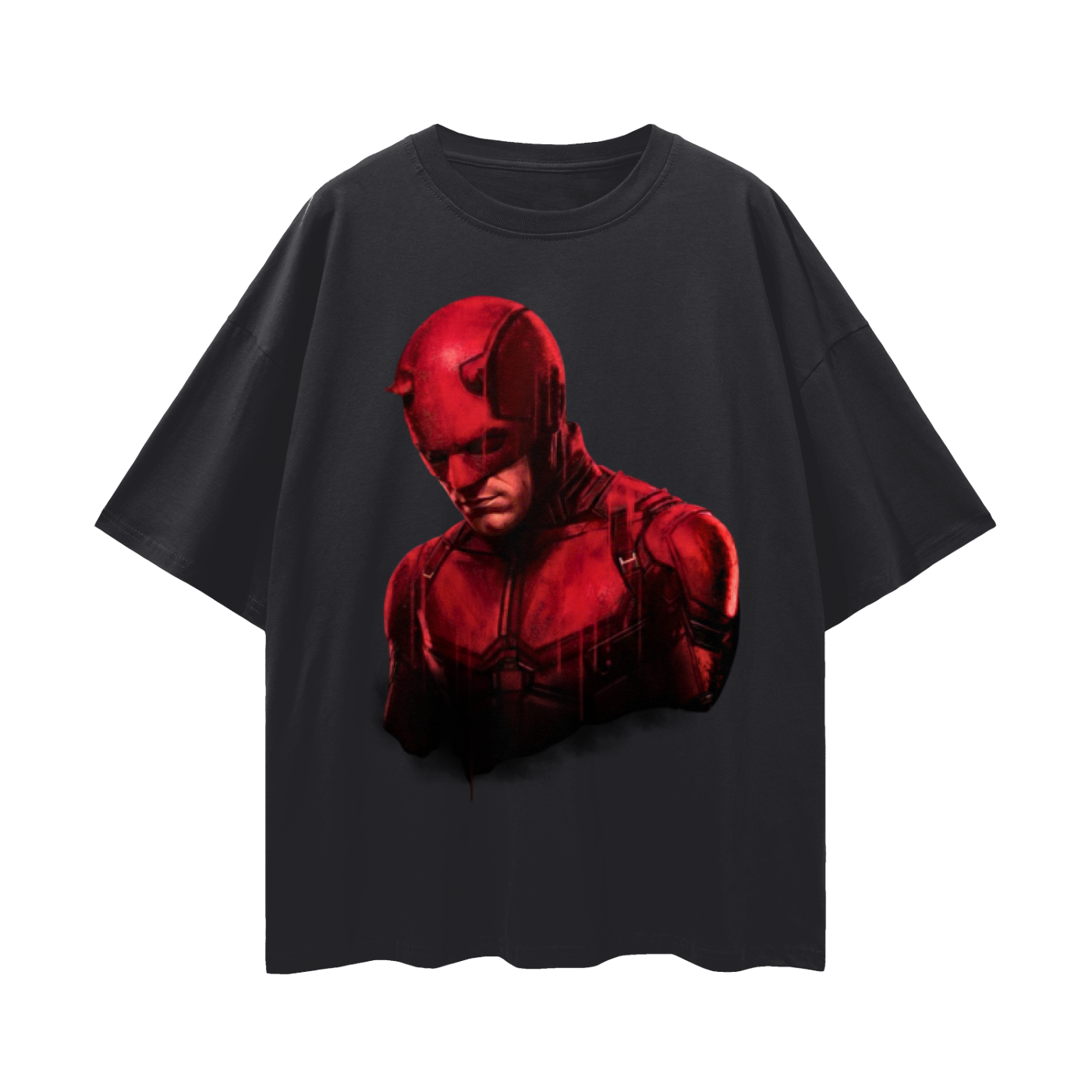 Oversize Daredevil Deep Drop Shoulder Tee - 190 GSM