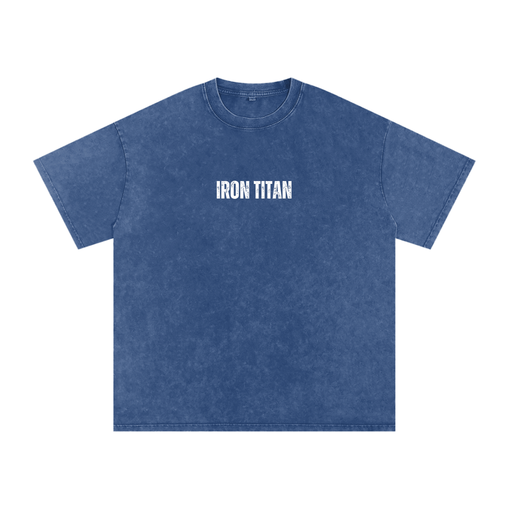 Acid Wash "Lift Their Legacy" Oversize T-Shirt - 250 GSM
