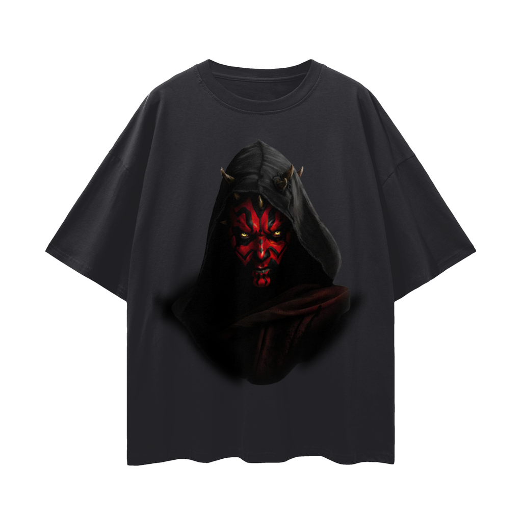 Oversize Darth Maul Deep Drop Shoulder Tee - 190 GSM