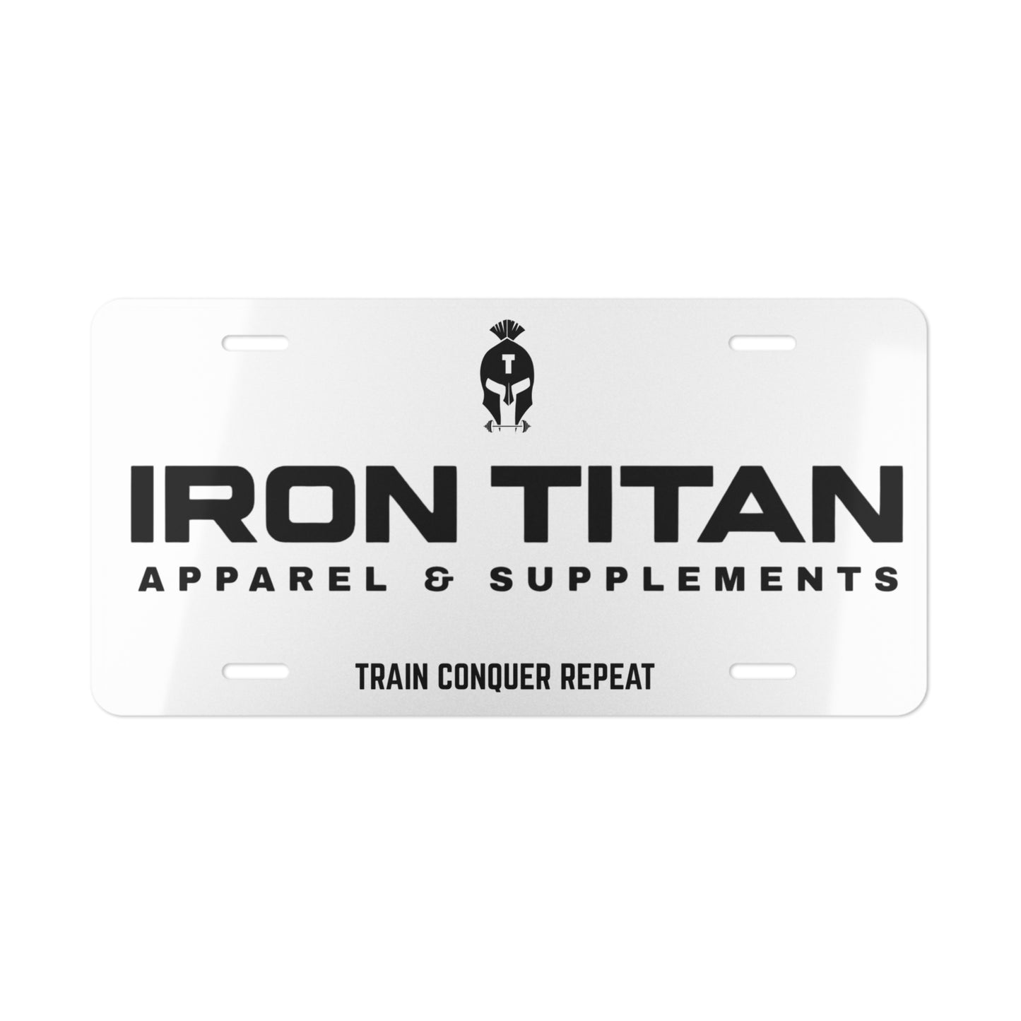 Iron Titan License Plate