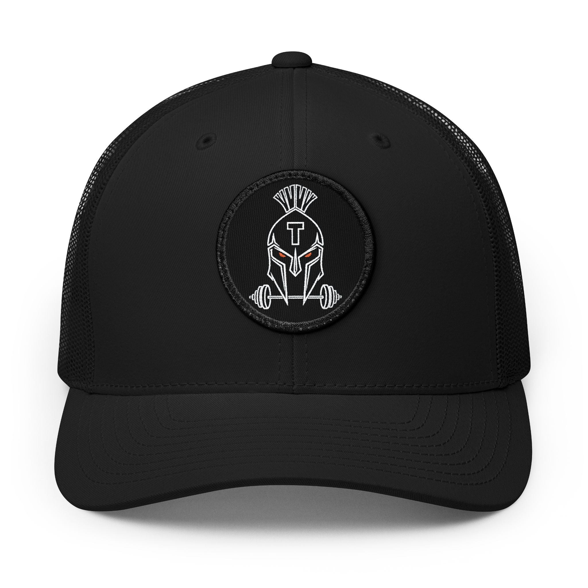 Iron Titan Patch Trucker Hat (Blackout)