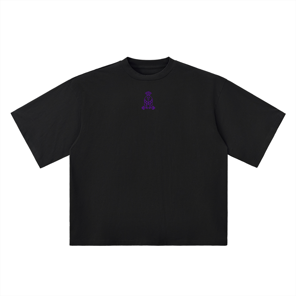 Oversized Powerhouse Drop Shoulder T-Shirt (Purple)