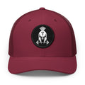 Iron Titan Patch Trucker Hat (Cranberry)