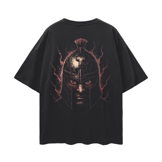 Oversize GODS & GLORY (ARES) Deep Drop Shoulder Tee - 190 GSM