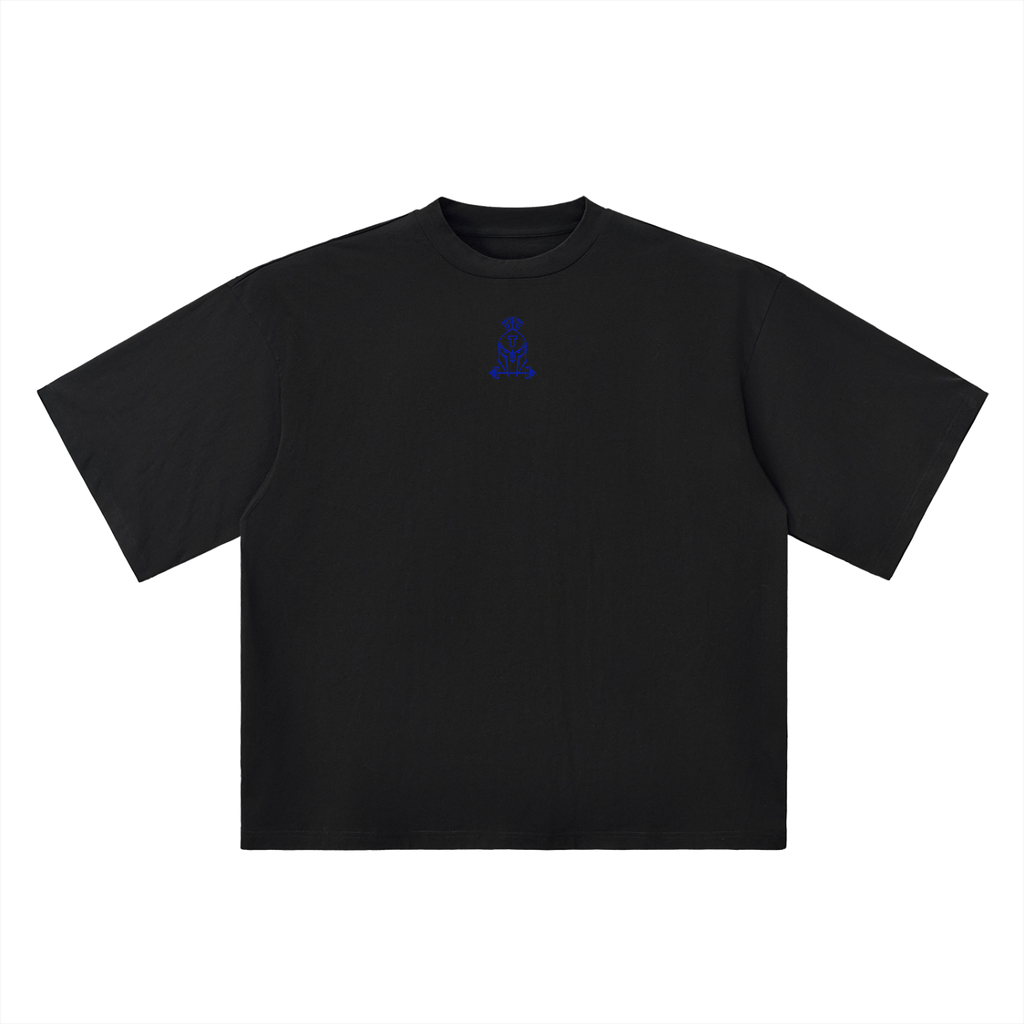 Oversized Powerhouse Drop Shoulder T-Shirt (Royal Blue)