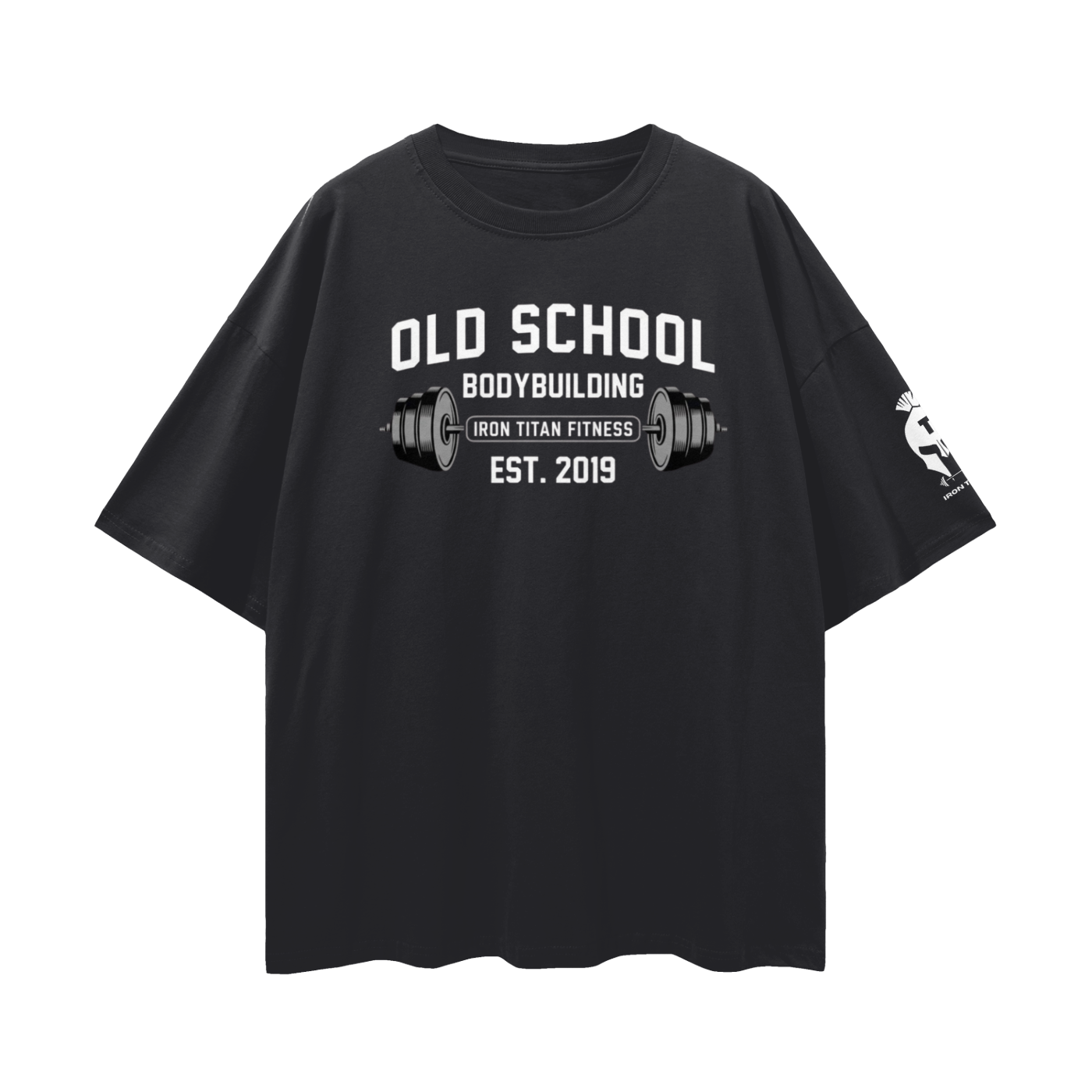 Oversize Old School Bodybuilding Deep Drop Shoulder Tee - 190 GSM