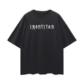 Oversize "Iron Therapy" Deep Drop Shoulder Tee - 190 GSM