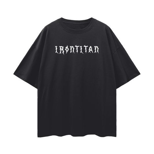 Oversize "Iron Therapy" Deep Drop Shoulder Tee - 190 GSM