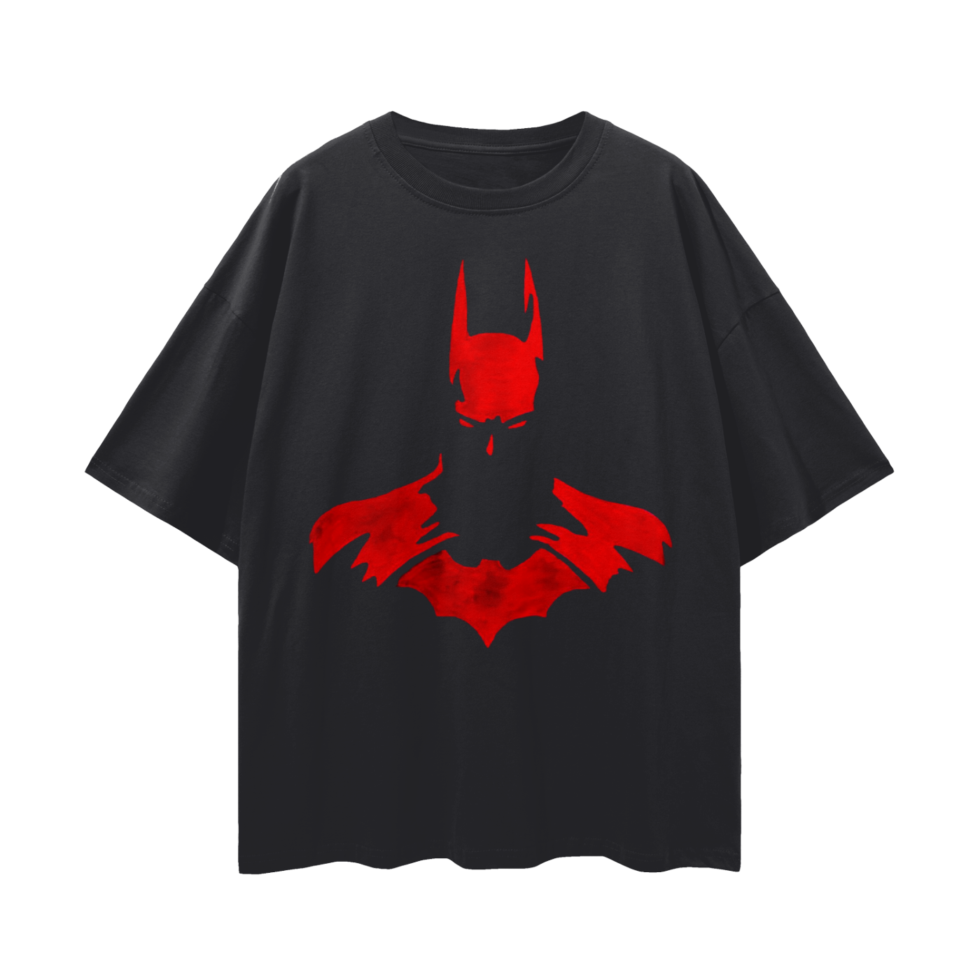 Oversize Batman 2 Deep Drop Shoulder Tee - 190 GSM