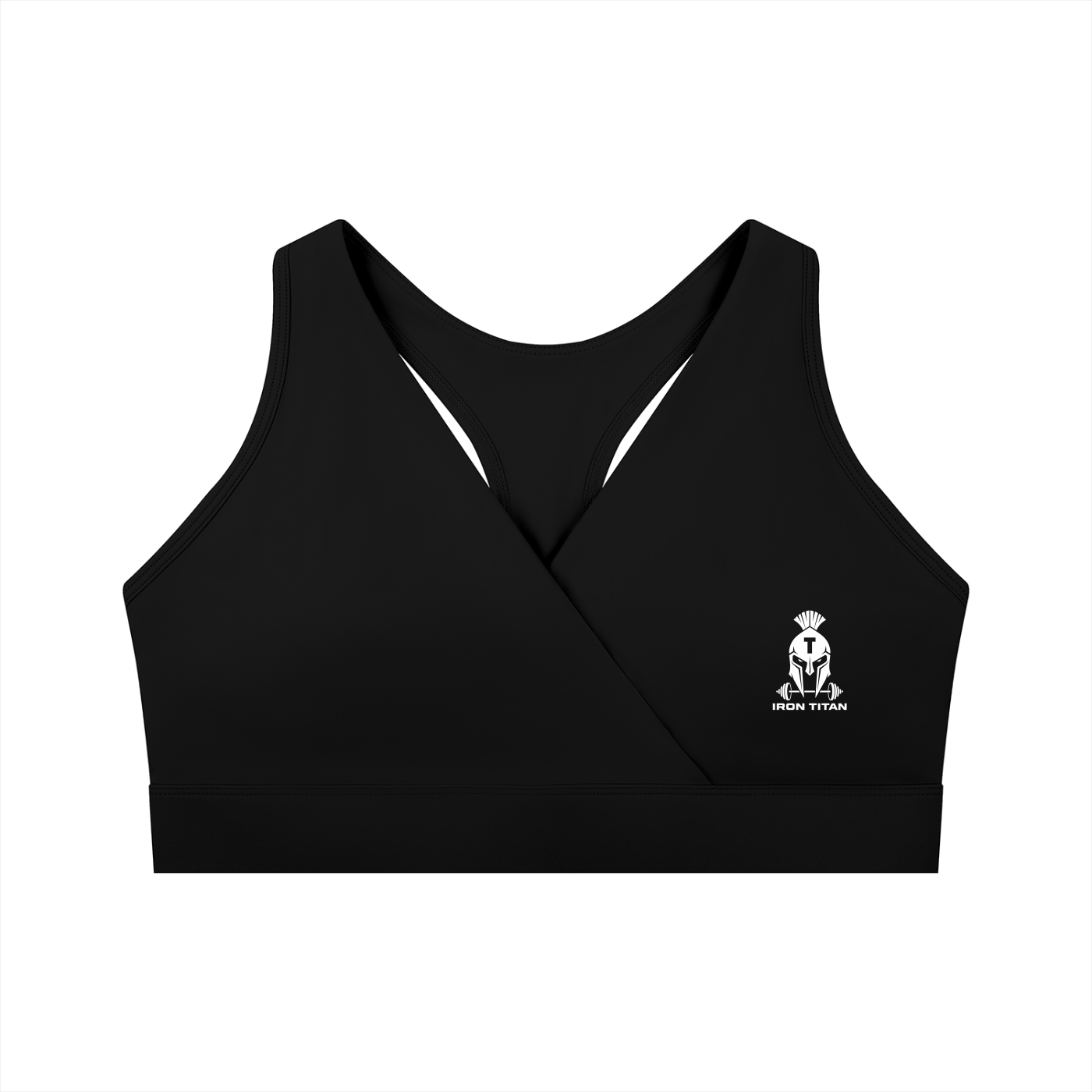 Women's Crossover V-Neck Sports Bra