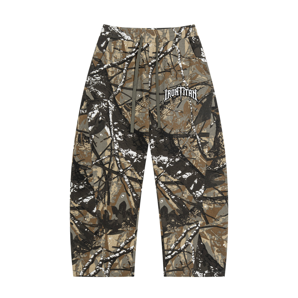 Unisex Iron Titan Tree Camo Barrel Leg Pants