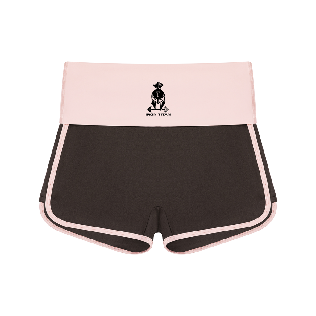Women’s Iron Titan Color Block Yoga Shorts