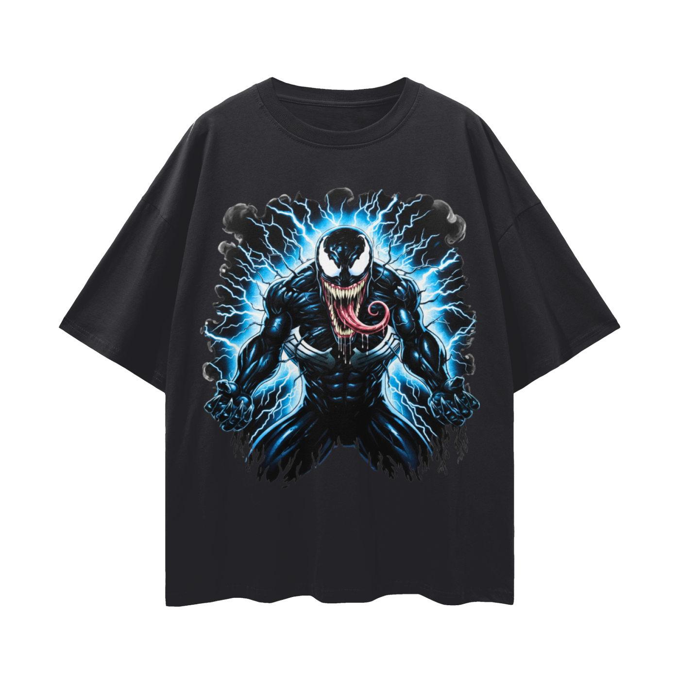 Oversize Venom 3 Drop Shoulder Tee - 190 GSM