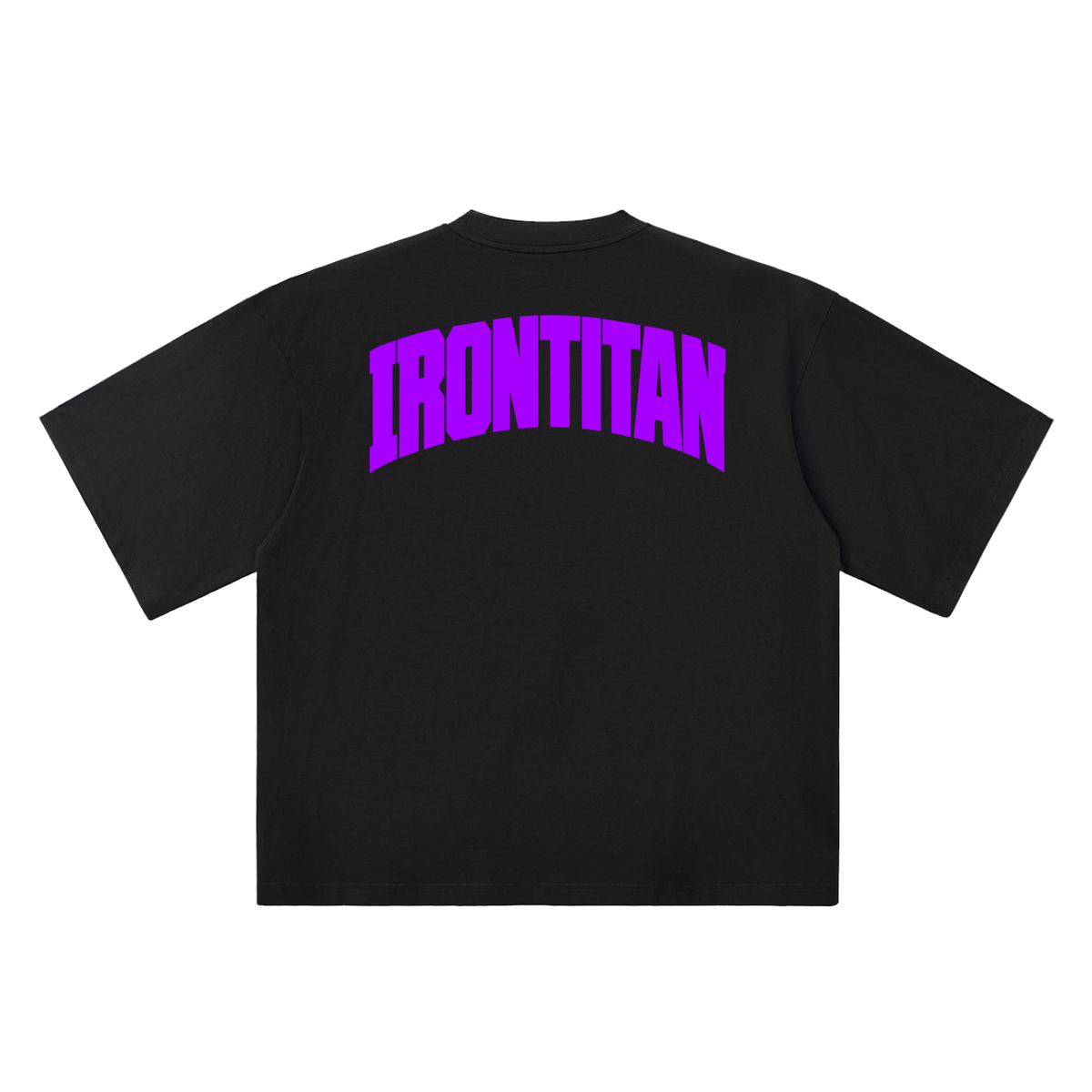 Oversized Powerhouse Drop Shoulder T-Shirt (Purple)