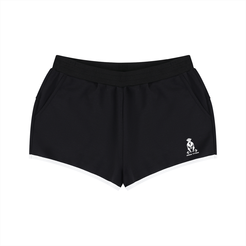 Women's Retro Contrast Binding Shorts