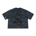 Unisex Blackout Boxy Camo Print T-Shirt