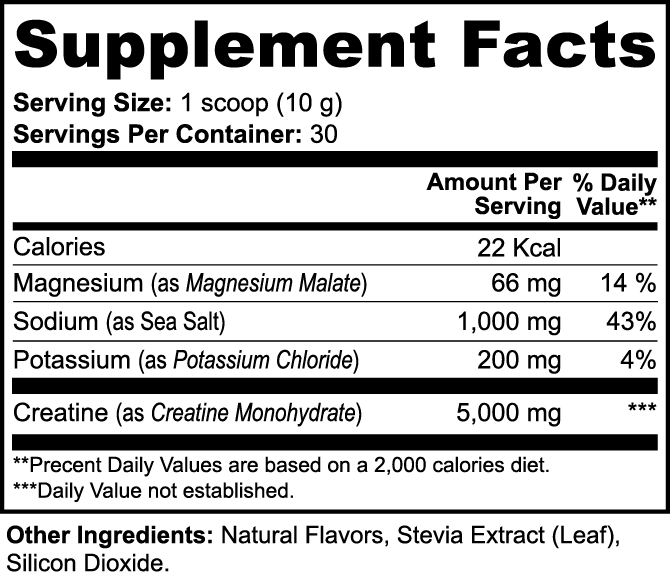 Poseidon's Creatine Hydration Powder