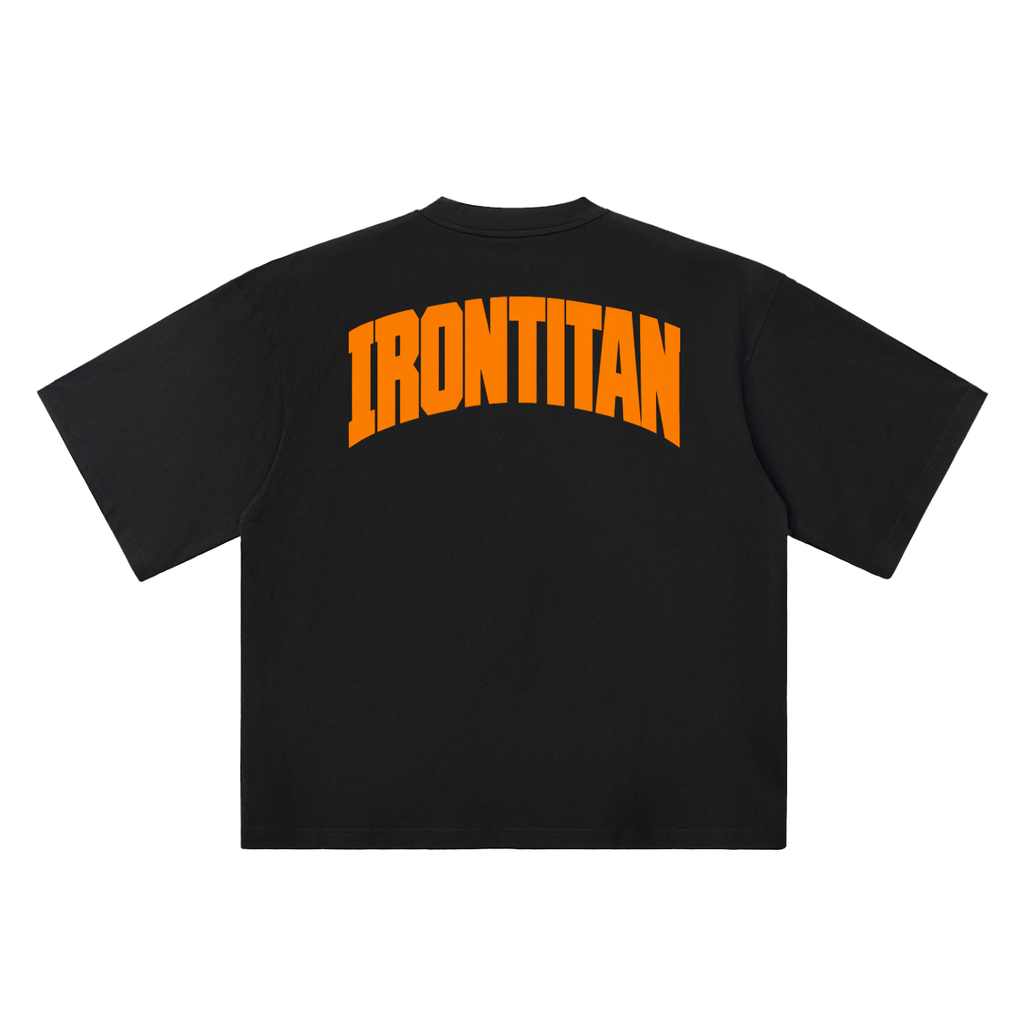 Oversized Powerhouse Drop Shoulder T-Shirt (Orange)