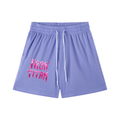 Iron Titan Drawstring Shorts (Purple/Pink Chrome)