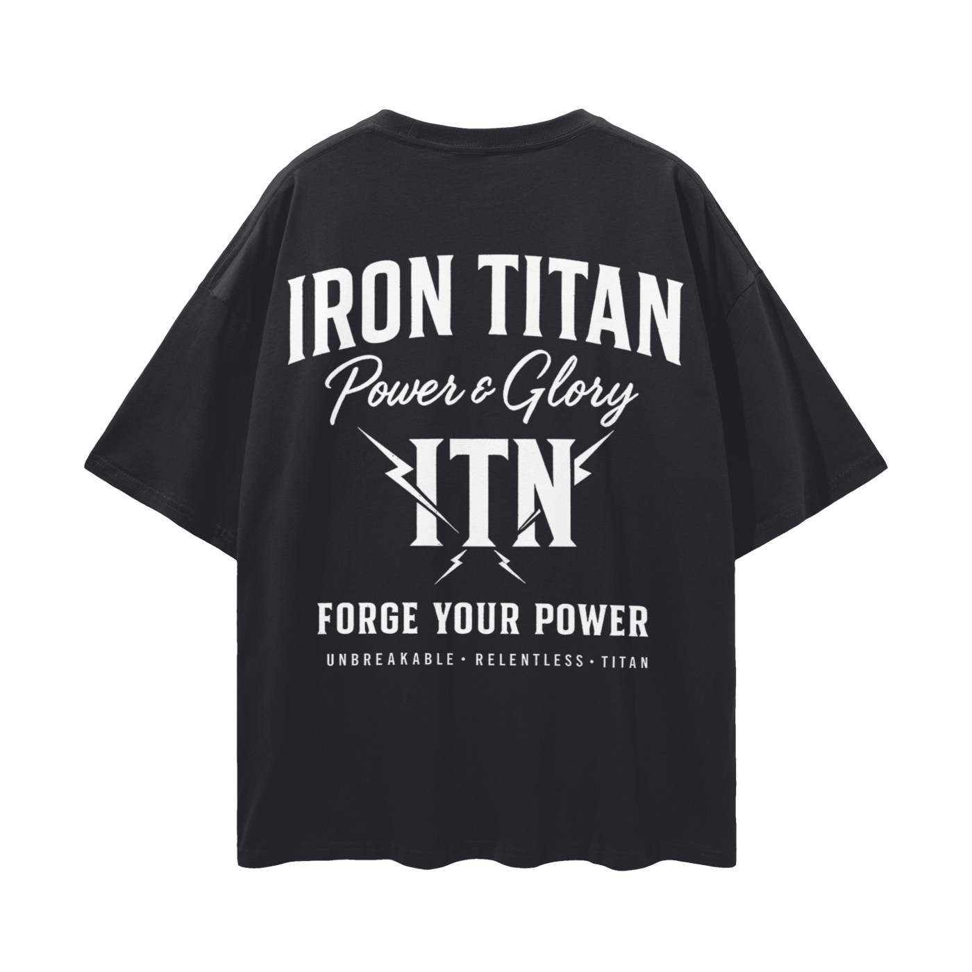 "Power & Glory"  Loose Drop Shoulder T-Shirt