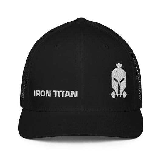 Black Closed-back Trucker Cap