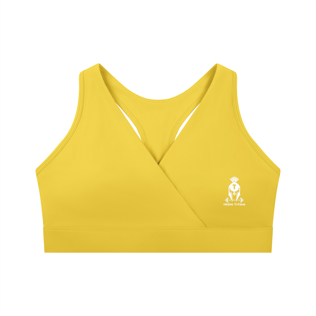 Women's Crossover V-Neck Sports Bra