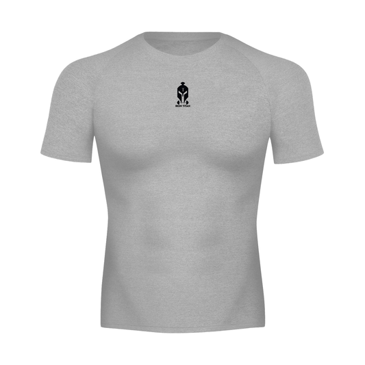 Iron Titan Performance Short Sleeve T-Shirt (Gray & White)