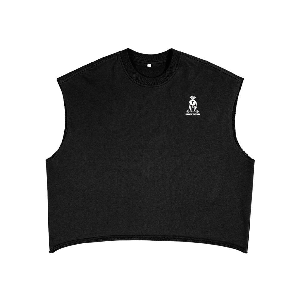 Unisex Iron Titan French Terry Boxy Tank Top