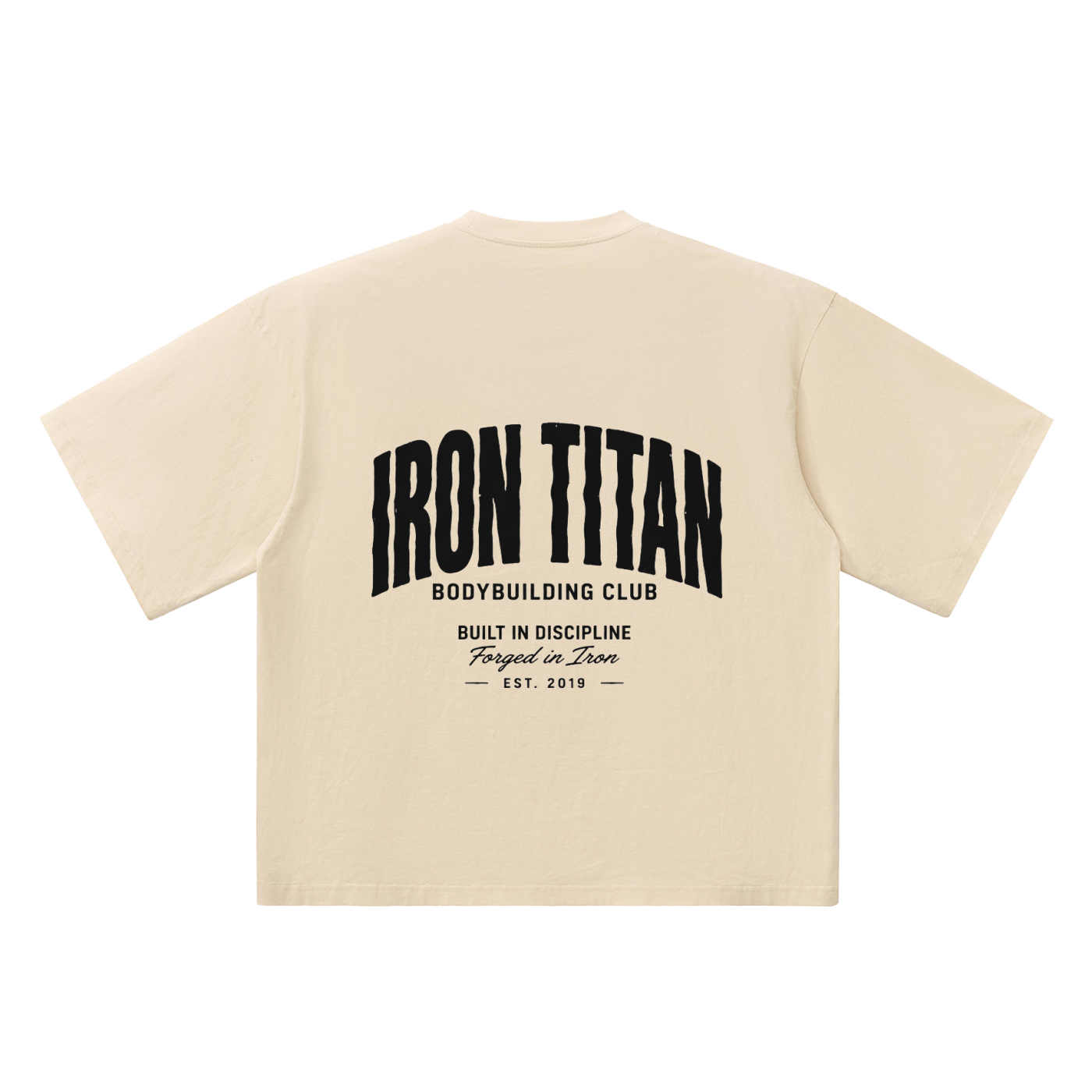 Oversized Bodybuilding Club Drop Shoulder T-Shirt