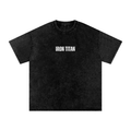 Acid Wash "Lift Their Legacy" Oversize T-Shirt - 250 GSM