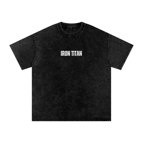 Acid Wash "Lift Their Legacy" Oversize T-Shirt - 250 GSM