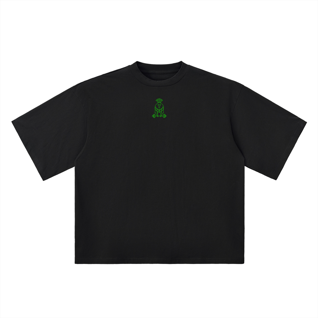 Oversized Powerhouse Drop Shoulder T-Shirt (Neon Green)