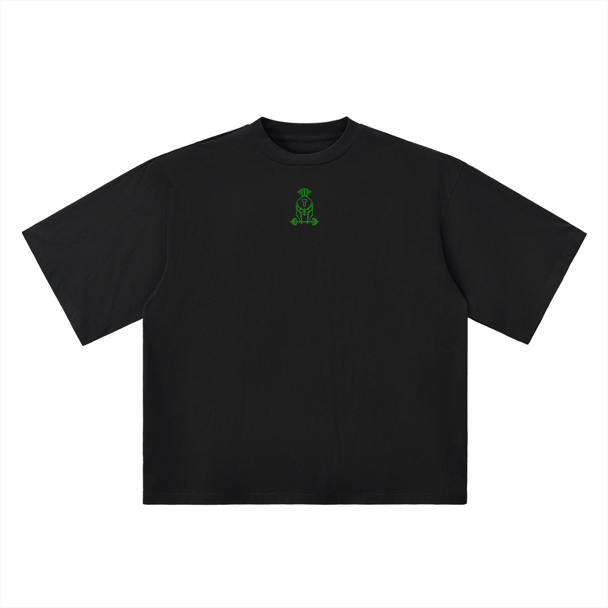 Oversized Powerhouse Drop Shoulder T-Shirt (Neon Green)