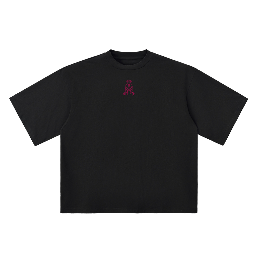 Oversized Powerhouse Drop Shoulder T-Shirt (Baby Pink)
