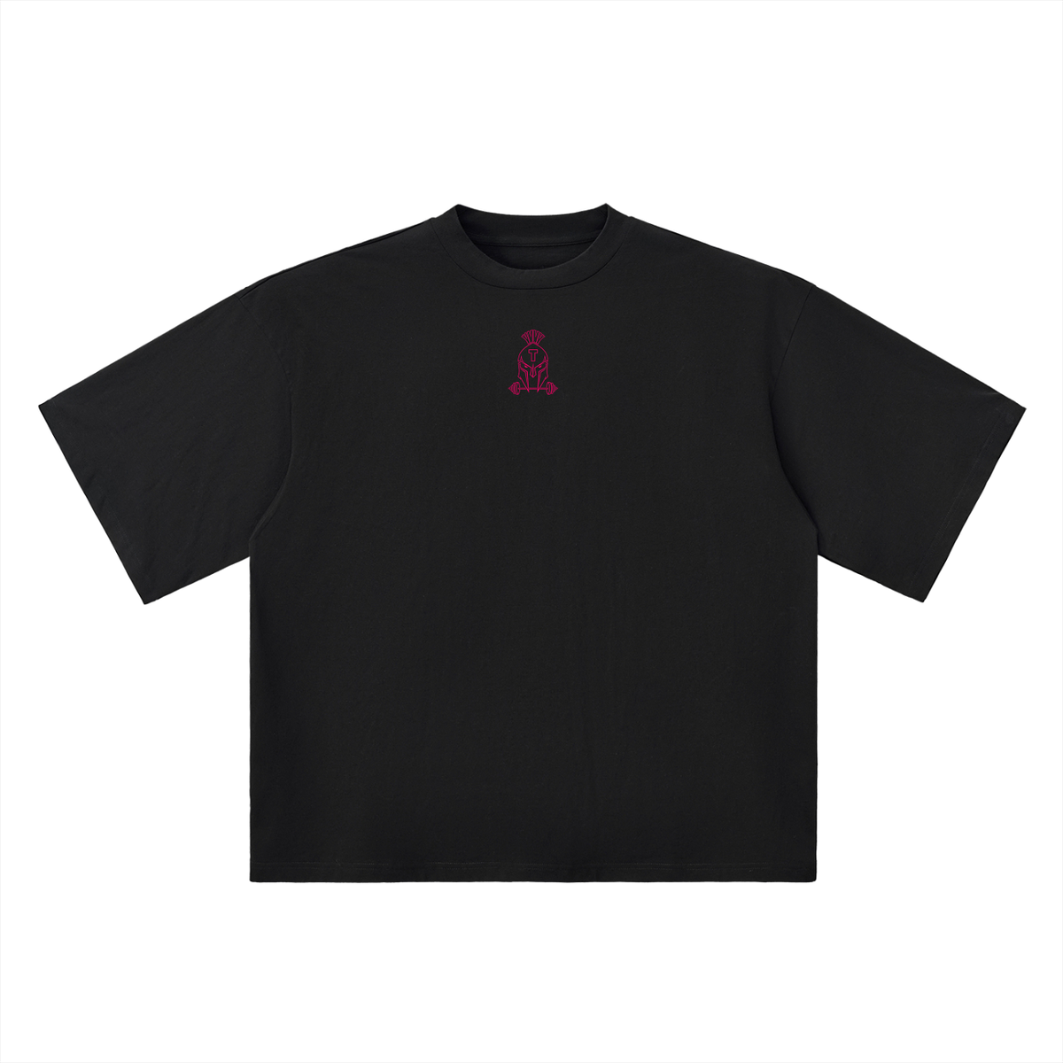 Oversized Powerhouse Drop Shoulder T-Shirt (Baby Pink)