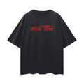 Oversize "Blood & Iron"  Deep Drop Shoulder Tee - 190 GSM