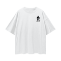 Oversize "Me Vs Me" Deep Drop Shoulder Tee - 190 GSM